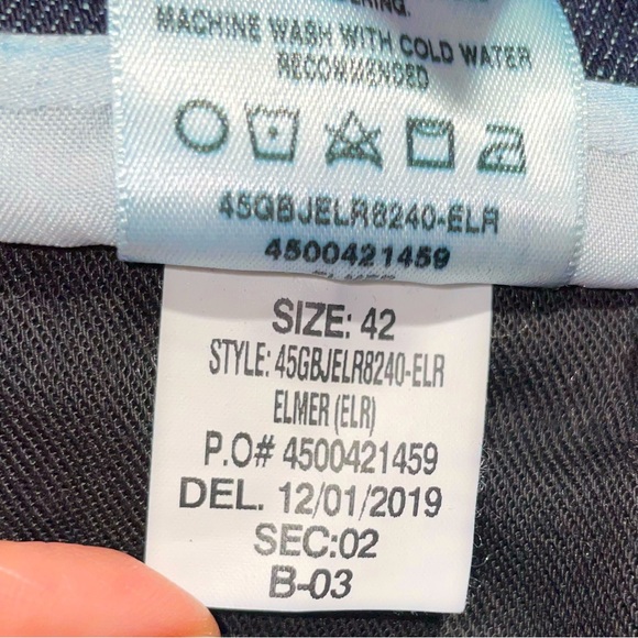 JOE'S JEANS MENS THE BRIXTON ELMER DARK BLUE STRAIGHT + NARROW SIZE 42 X 32 NWT - Picture 9 of 11